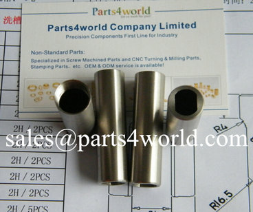 custom precision stainless steel threaded bushings sleeve & CNC turning parts supplier